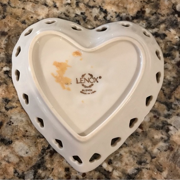 ▪️VINTAGE Lenox Heart Rose Dish - Picture 2 of 6